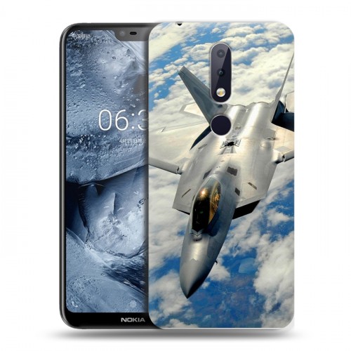 Дизайнерский пластиковый чехол для Nokia 6.1 Plus Самолеты