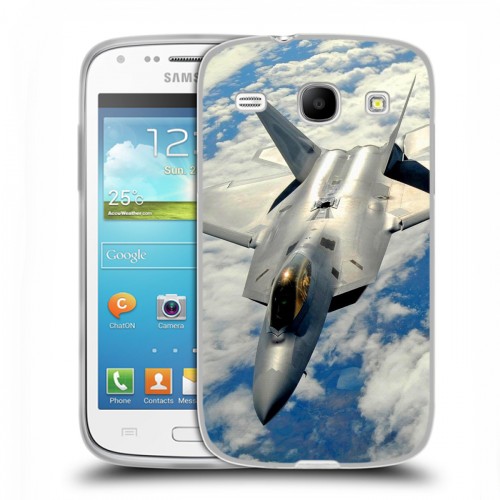 Дизайнерский пластиковый чехол для Samsung Galaxy Core Самолеты
