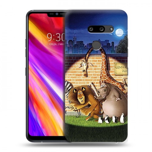 Дизайнерский пластиковый чехол для LG G8 ThinQ Мадагаскар