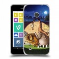 Дизайнерский пластиковый чехол для Nokia Lumia 530 Мадагаскар