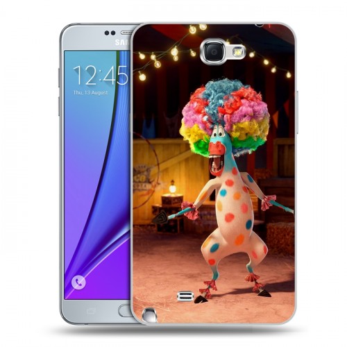 Дизайнерский пластиковый чехол для Samsung Galaxy Note 2 Мадагаскар