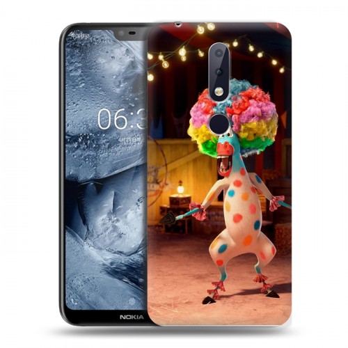 Дизайнерский силиконовый чехол для Nokia 6.1 Plus Мадагаскар