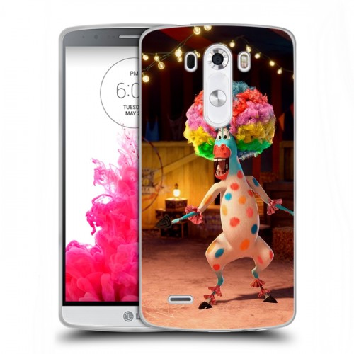 Дизайнерский силиконовый чехол для LG G3 (Dual-LTE) Мадагаскар