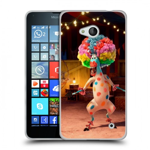 Дизайнерский пластиковый чехол для Microsoft Lumia 640 Мадагаскар