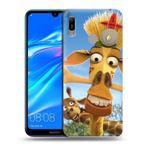 Дизайнерский пластиковый чехол для Huawei Y6 (2019) Мадагаскар