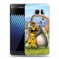 Дизайнерский пластиковый чехол для Samsung Galaxy Note 7 Мадагаскар