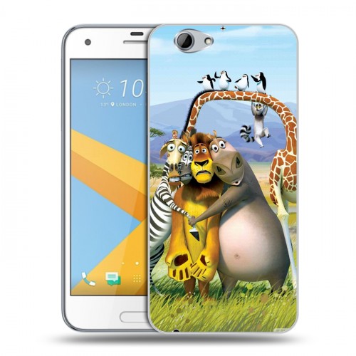 Дизайнерский силиконовый чехол для HTC One A9S Мадагаскар