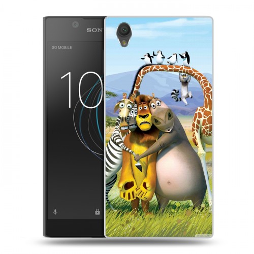 Дизайнерский пластиковый чехол для Sony Xperia L1 Мадагаскар