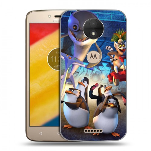 Дизайнерский силиконовый чехол для Motorola Moto C Мадагаскар