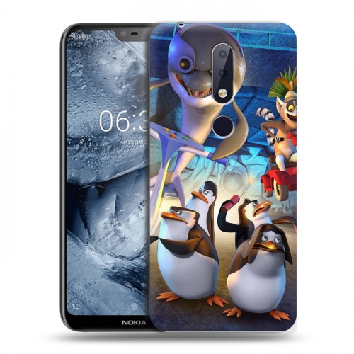 Дизайнерский пластиковый чехол для Nokia 6.1 Plus Мадагаскар