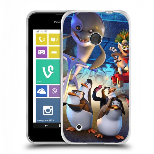 Дизайнерский пластиковый чехол для Nokia Lumia 530 Мадагаскар