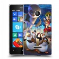 Дизайнерский пластиковый чехол для Microsoft Lumia 435 Мадагаскар