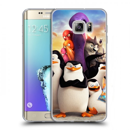 Дизайнерский пластиковый чехол для Samsung Galaxy S6 Edge Plus Мадагаскар