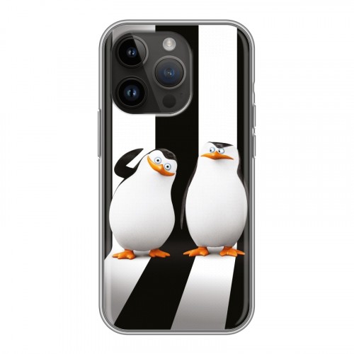 Дизайнерский силиконовый чехол для Iphone 14 Pro Мадагаскар