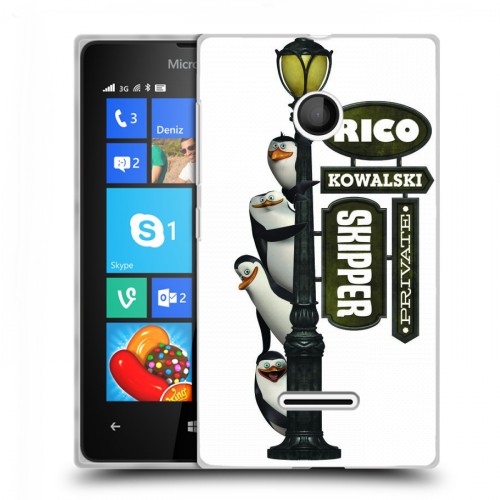 Дизайнерский пластиковый чехол для Microsoft Lumia 435 Мадагаскар