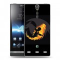 Дизайнерский пластиковый чехол для Sony Xperia S Как приручить дракона