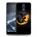 Дизайнерский пластиковый чехол для Nokia 5.1 Как приручить дракона