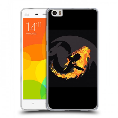 Дизайнерский пластиковый чехол для Xiaomi Mi Note Как приручить дракона
