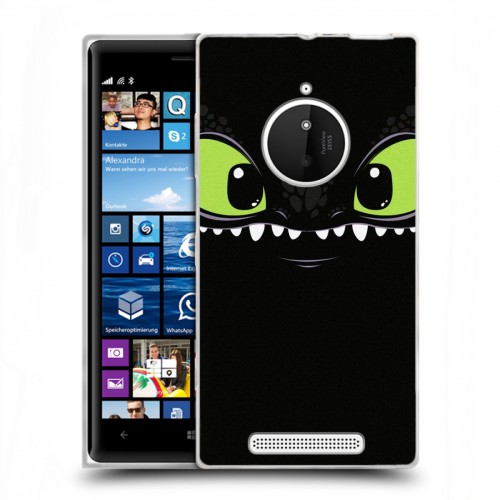 Дизайнерский пластиковый чехол для Nokia Lumia 830 Как приручить дракона