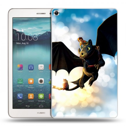 Дизайнерский силиконовый чехол для Huawei MediaPad T1 8.0 Как приручить дракона
