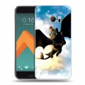 Дизайнерский пластиковый чехол для HTC 10 Как приручить дракона