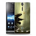 Дизайнерский пластиковый чехол для Sony Xperia S Как приручить дракона