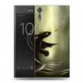 Дизайнерский пластиковый чехол для Sony Xperia XZs Как приручить дракона