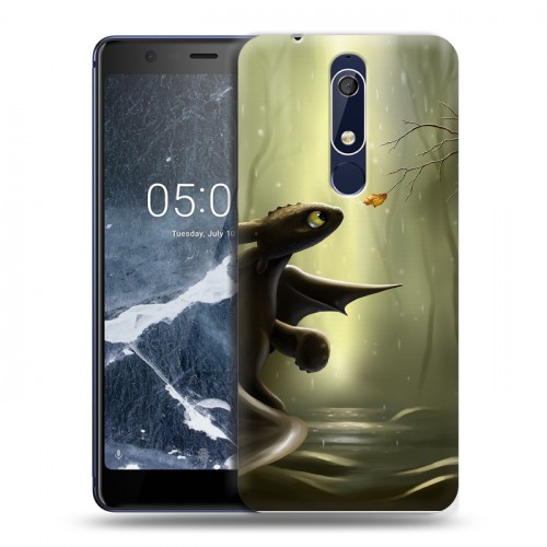 Дизайнерский пластиковый чехол для Nokia 5.1 Как приручить дракона