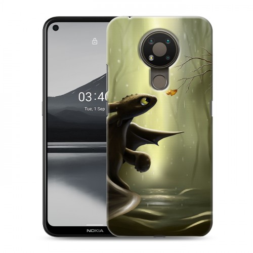 Дизайнерский силиконовый чехол для Nokia 3.4 Как приручить дракона