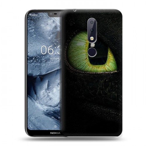 Дизайнерский силиконовый чехол для Nokia 6.1 Plus Как приручить дракона