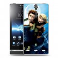 Дизайнерский пластиковый чехол для Sony Xperia S Как приручить дракона