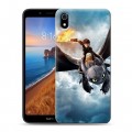 Дизайнерский силиконовый чехол для Xiaomi RedMi 7A Как приручить дракона