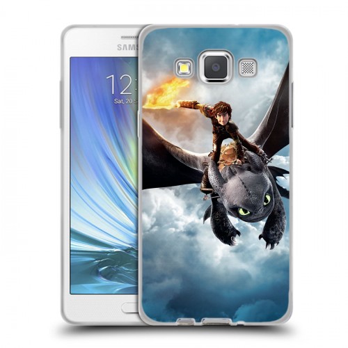 Дизайнерский пластиковый чехол для Samsung Galaxy A5 Как приручить дракона
