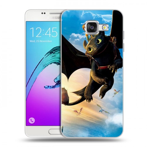 Дизайнерский силиконовый чехол для Samsung Galaxy A5 (2016) Как приручить дракона