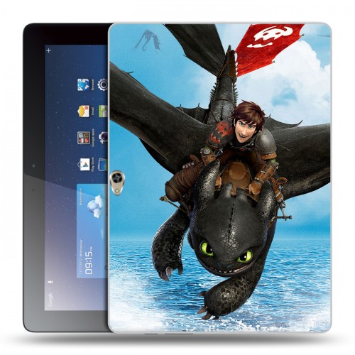 Дизайнерский пластиковый чехол для Huawei MediaPad M2 10 Как приручить дракона