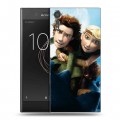 Дизайнерский пластиковый чехол для Sony Xperia XZs Как приручить дракона