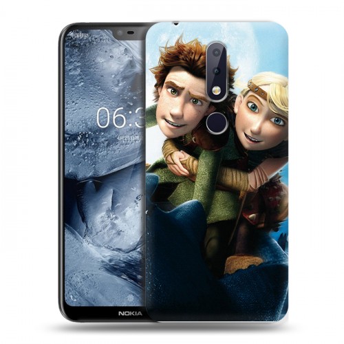 Дизайнерский пластиковый чехол для Nokia 6.1 Plus Как приручить дракона