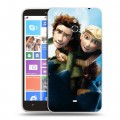 Дизайнерский пластиковый чехол для Nokia Lumia 1320 Как приручить дракона