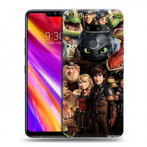 Дизайнерский пластиковый чехол для LG G8 ThinQ Как приручить дракона