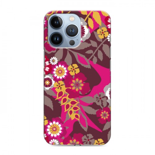 Дизайнерский силиконовый чехол для Iphone 13 Pro Цветочные паттерны
