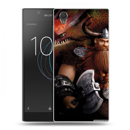 Дизайнерский пластиковый чехол для Sony Xperia L1 Как приручить дракона