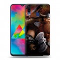 Дизайнерский пластиковый чехол для Samsung Galaxy M20 Как приручить дракона