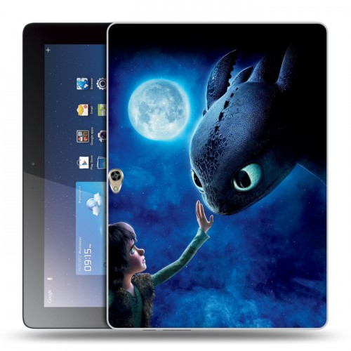 Дизайнерский силиконовый чехол для Huawei MediaPad M2 10 Как приручить дракона