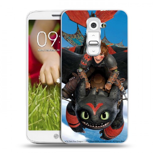 Дизайнерский пластиковый чехол для LG Optimus G2 mini Как приручить дракона