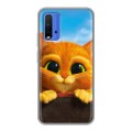 Дизайнерский силиконовый чехол для Xiaomi RedMi 9T Кот в сапогах