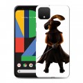 Дизайнерский пластиковый чехол для Google Pixel 4 Кот в сапогах