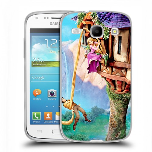 Дизайнерский пластиковый чехол для Samsung Galaxy Core Рапунцель
