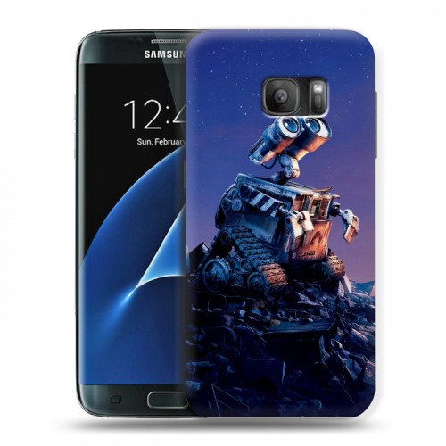 Дизайнерский силиконовый с усиленными углами чехол для Samsung Galaxy S7 Валли