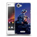 Дизайнерский пластиковый чехол для Sony Xperia L Валли