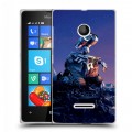 Дизайнерский пластиковый чехол для Microsoft Lumia 435 Валли